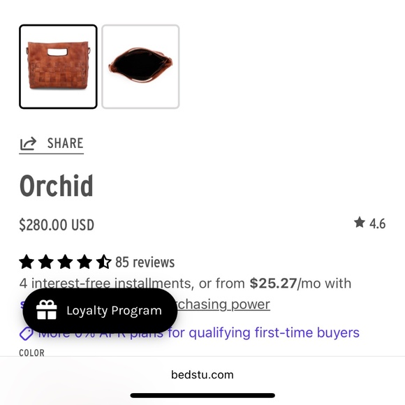 Bed Stu Orchid Bag - Picture 6 of 7